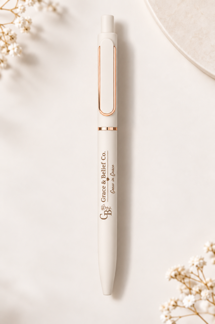 Grace - cream Grace and Belief Co. pen.